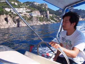 アマルフィでクルージング