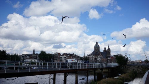 オランダ・アムステルダムの空