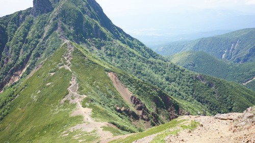 八ヶ岳の稜線