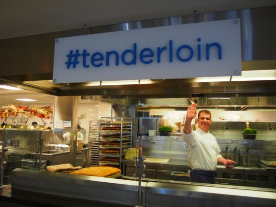 Twitter（ツイッター）キッチンでは@tenderloinの文字