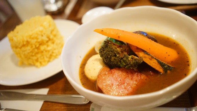 ベーコンエッグ・スープカレー