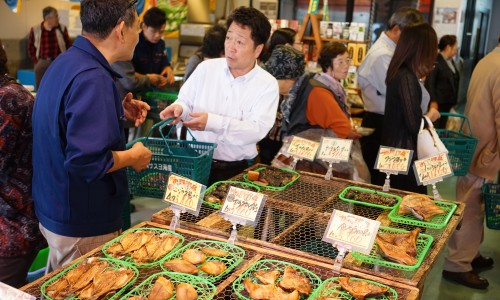 沼津魚市場の魚屋