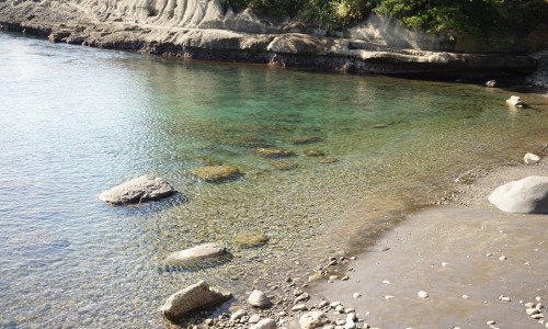 堂ヶ島の海