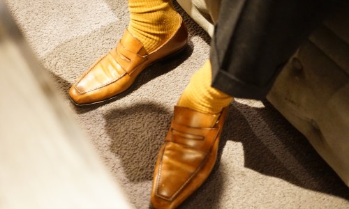 高倉豊さんのベルルッティの靴