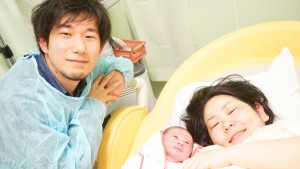 中村あきらと妻と子ども