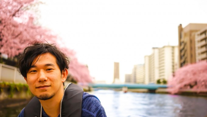 家族で隅田川お花見クルージング