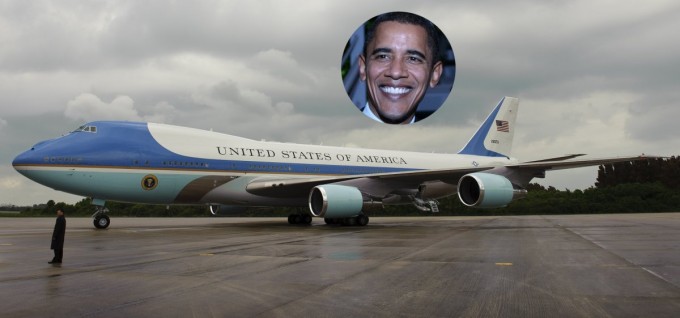 オバマ大統領　ボーイング747-200B