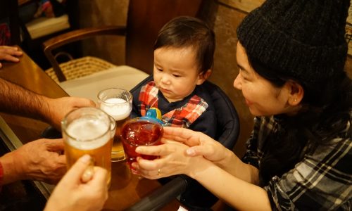 てっぱん響で乾杯