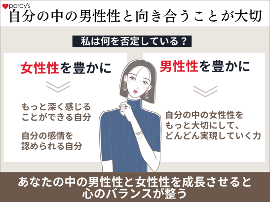 自分の中の「男性性」と向き合うことが大切