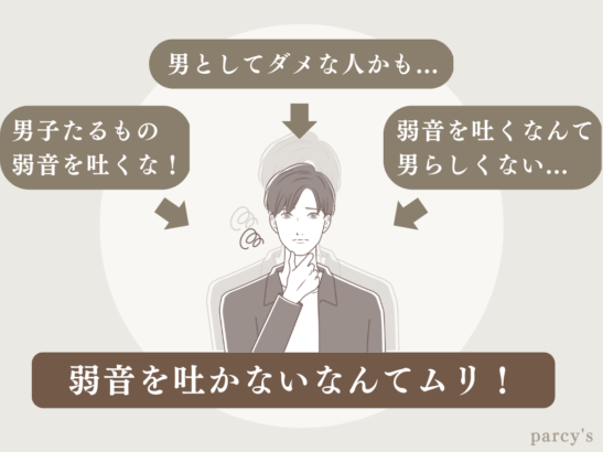 男性は弱音を吐ける場所を精神的な「帰る場所」にする