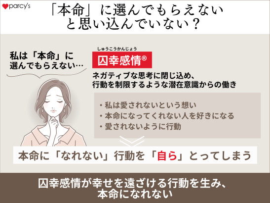 「本命」に選んでもらえないと思い込んでいない？