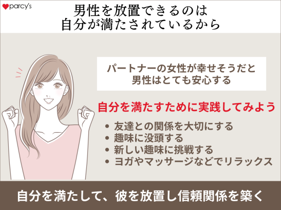 男性を放置できるのは自分が満たされていないとできないもの