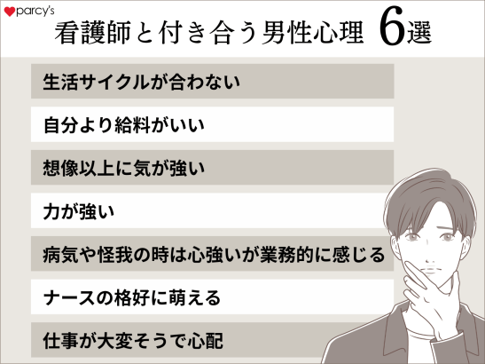 看護師と付き合うのは大変？男性心理6選