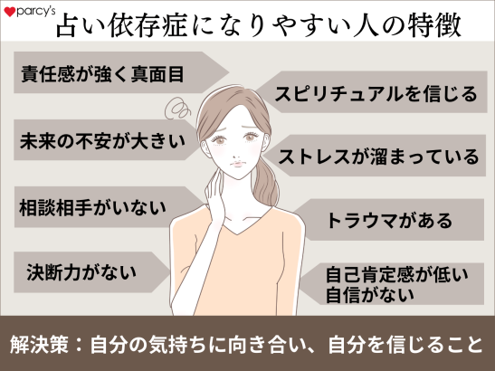 占い依存症になりやすい人の特徴