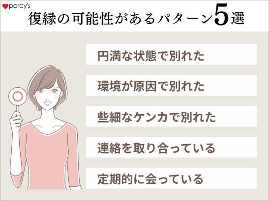 復縁の可能性があるパターン5選