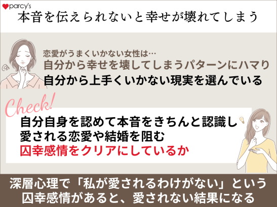 本音を伝えられないと幸せを壊してしまう理由