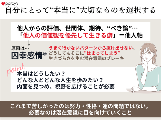 今、執着しているものは本当にあなたの人生において大切なものなのか？