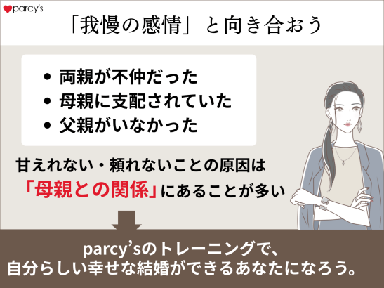 自分の「我慢の感情」と向き合い、甘えられる自分になっていこう！